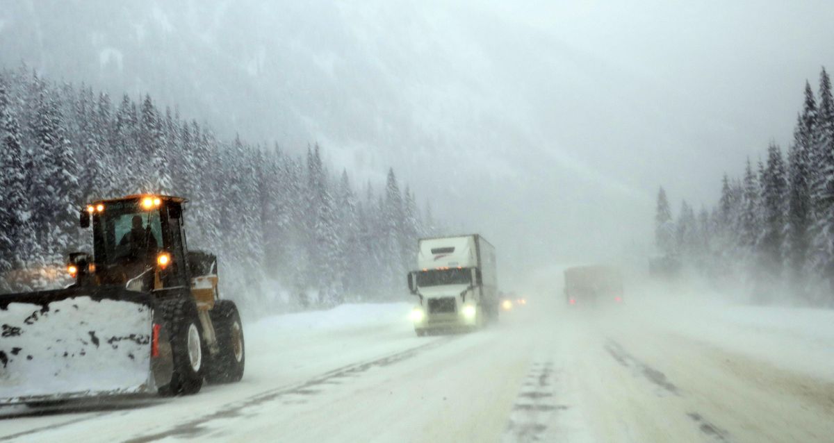 Blizzard conditions on the Powder Highway: the Trans-Canada near Rogers Pass in British Columbia. (COURTESY PHOTO / Courtesy of John Nelson)