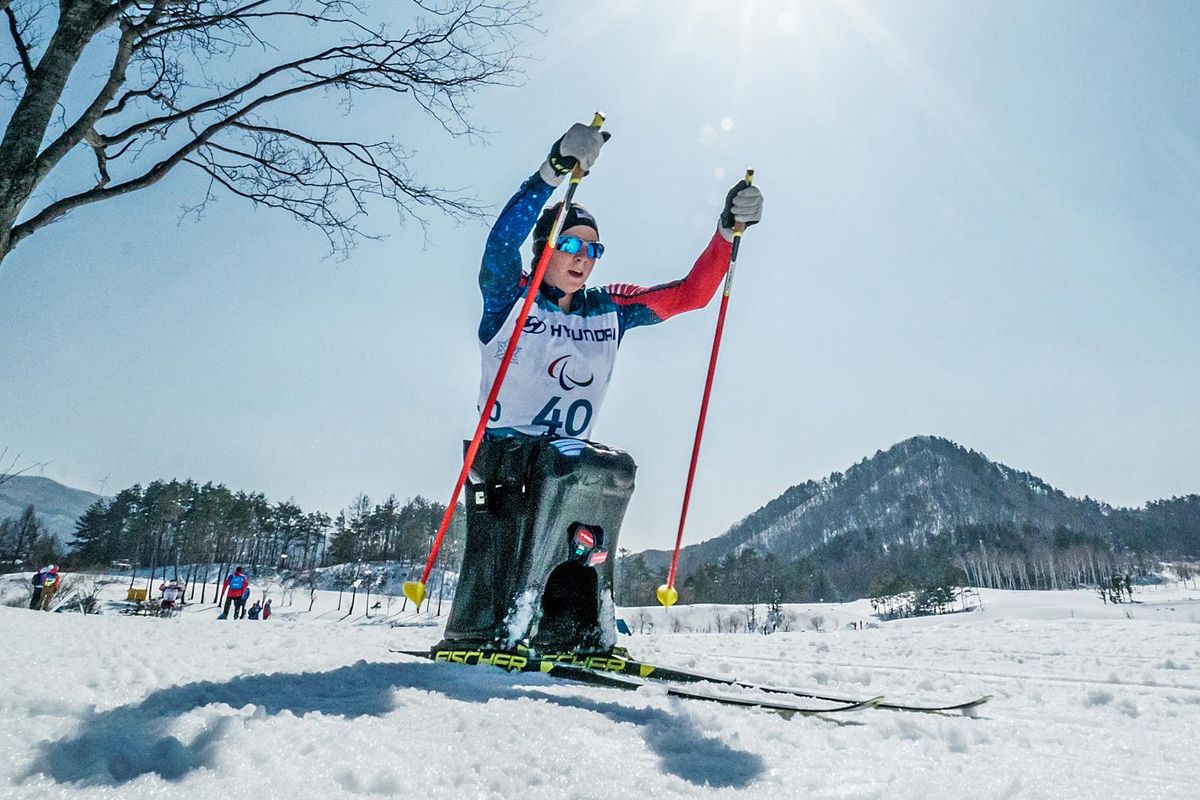 Kendall Gretsch took four months off from her job to train with fellow Paralympians in Bozeman prior to March’s 2018 Pyeongchang Winter Paralympic Games in South Korea. The work paid off with two gold medals. (Joe Kusumoto / Courtesy)