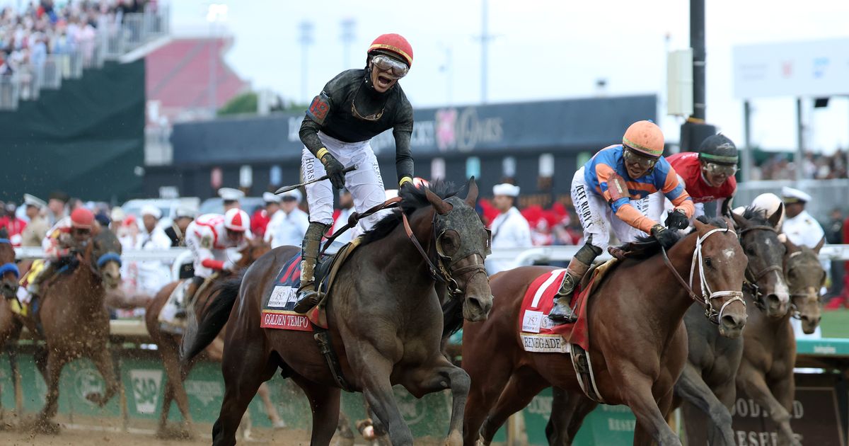 Updated:  Golden Tempo wins 152nd Kentucky Derby in dramatic finish