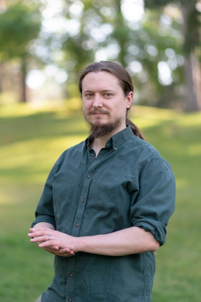 Jeremy TeGrotenhuis, now a high school English and history teacher at Innovation High School, began working on his debut fantasy trilogy, “The Hand of the Sun King,” after graduating from Whitworth in 2014. U.K. publishing house Gollancz officially acquired the trilogy this month.  (Toshi Shimizu Photography)