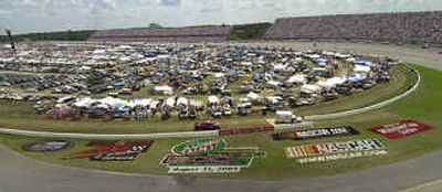 
Darlington Raceway, the infield full of tents and trailers, will have one less race after this season.Darlington Raceway, the infield full of tents and trailers, will have one less race after this season.
 (Associated PressAssociated Press / The Spokesman-Review)