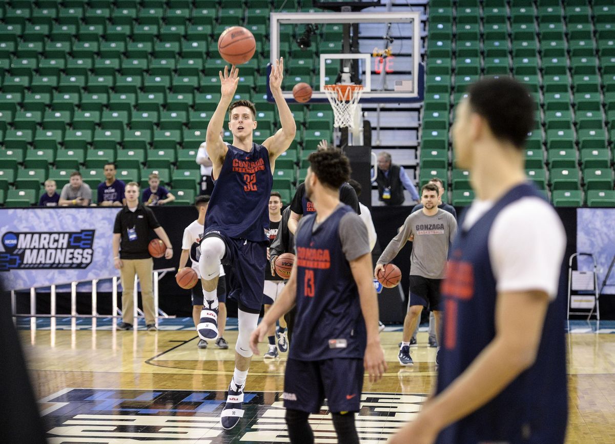 NCAA Tournament Gonzaga prepares for first round game March 15, 2017