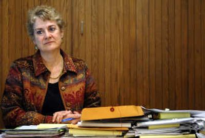 
Presiding District Court Judge Sara Derr is leading the analysis of an appeals court ruling that overturned two  Spokane DUI cases. The ruling may affect DUI, domestic violence assault, restraining order and speeding ticket cases numbering in the thousands. 
 (Holly Pickett / The Spokesman-Review)