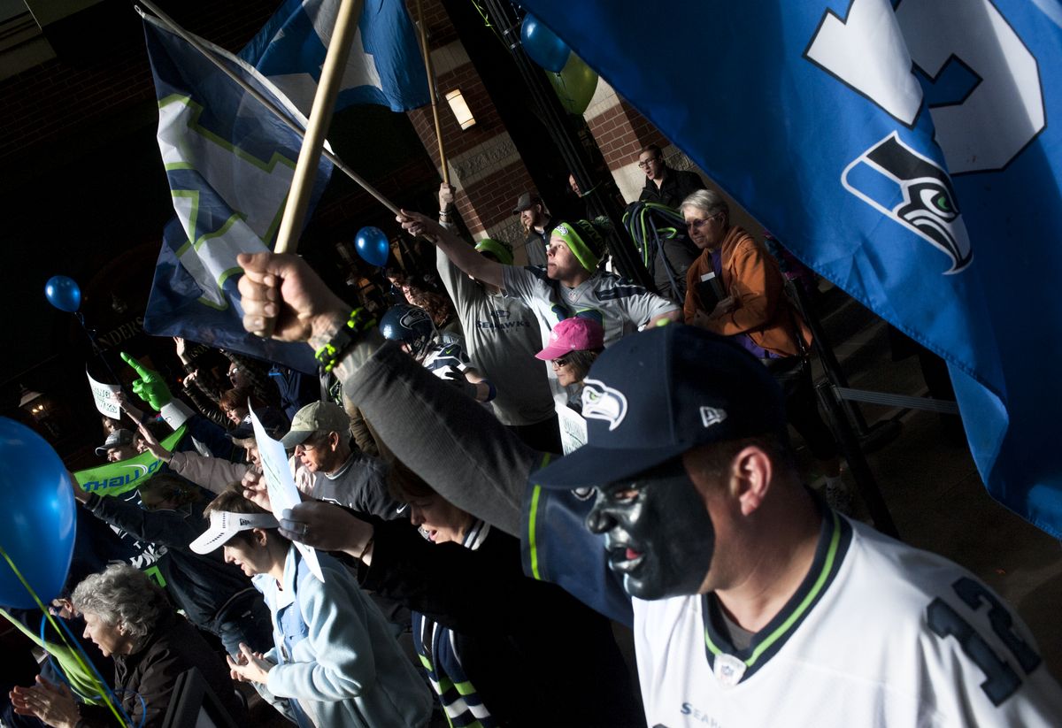 Spokane fans join in Seahawk revelry Feb. 6, 2014 The SpokesmanReview