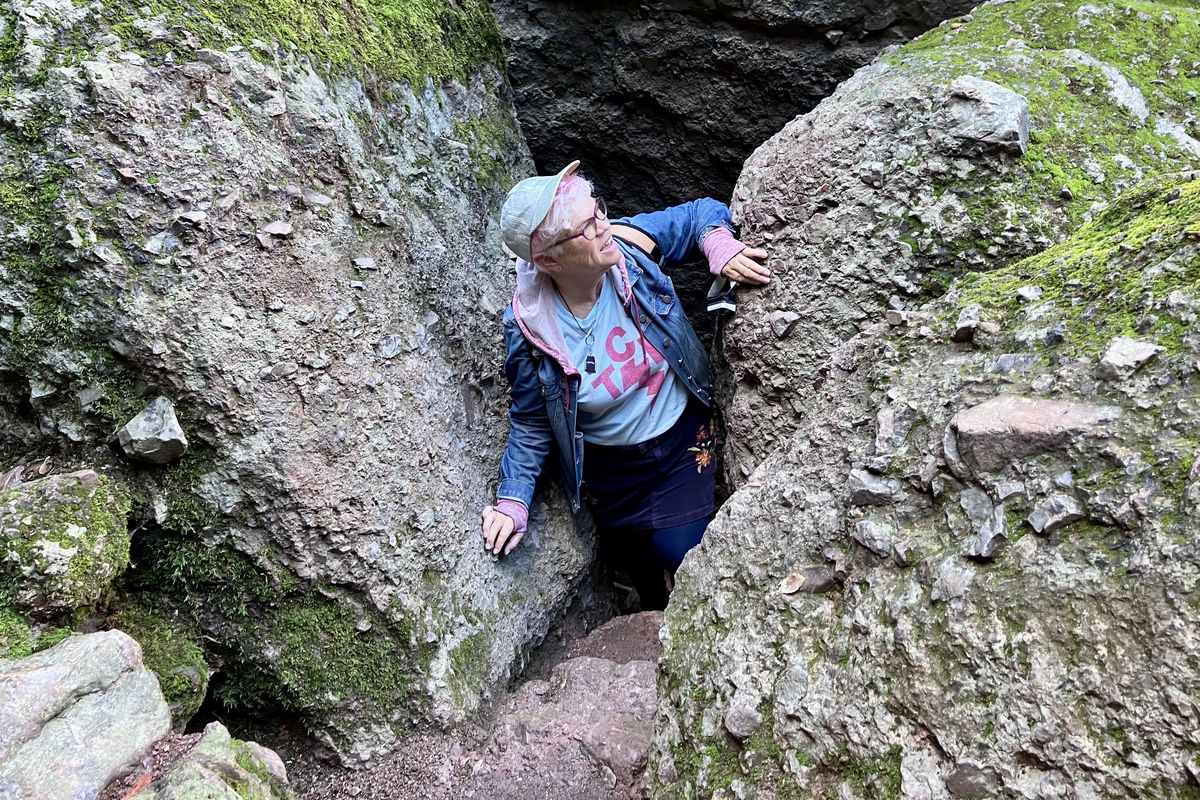 The Bear Gulch Trail leads to a series of caves at Pinnacles National Park. (John Nelson)