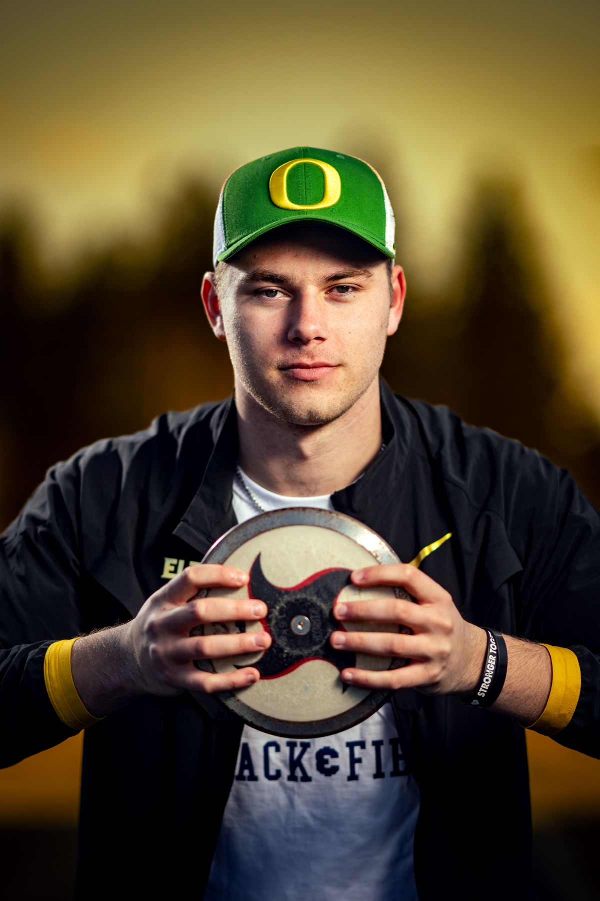 One of the top high school discus throwers in the country, Mead senior Simon Rosselli chose Oregon over many other schools to continue his career at the next level.  (Colin Mulvany/The Spokesman-Review)