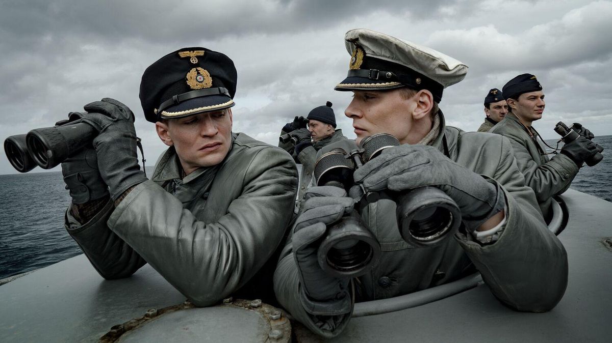 Rick Okon and August Wittgenstein in “Das Boot,” which continues the story begun in the Oscar-nominated German classic from 1981. (Hulu)