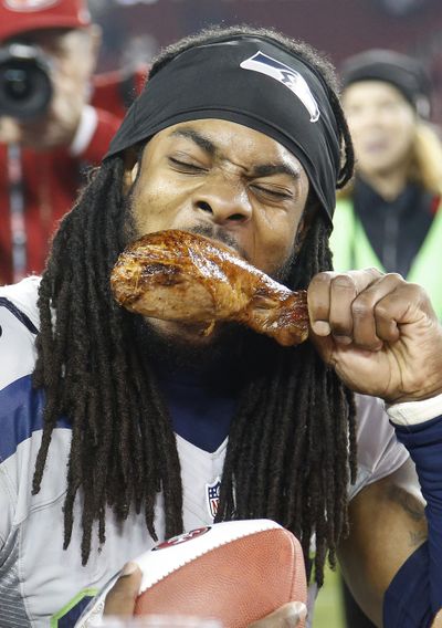 Back in the day, the Seahawks and their fans could count on Richard Sherman ruffling a few feathers now and then. (Tony Avelar / Associated Press)