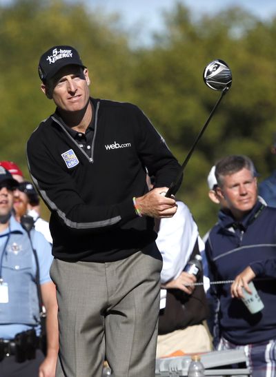 Jim Furyk became the first player since 2010 to shoot a 59. (Associated Press)