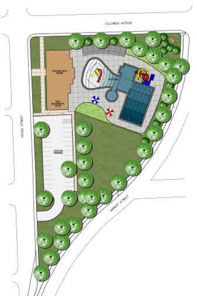 Here is an architect's rendering of Hillyard Pool. Completion is expected by the 2009 swim season.Courtesy of Spokane Parks and Recreation
 (Courtesy of Spokane Parks and Recreation / The Spokesman-Review)