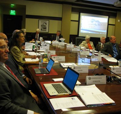 Idaho's Legislative Council meets on Friday morning at the state Capitol (Betsy Z. Russell)