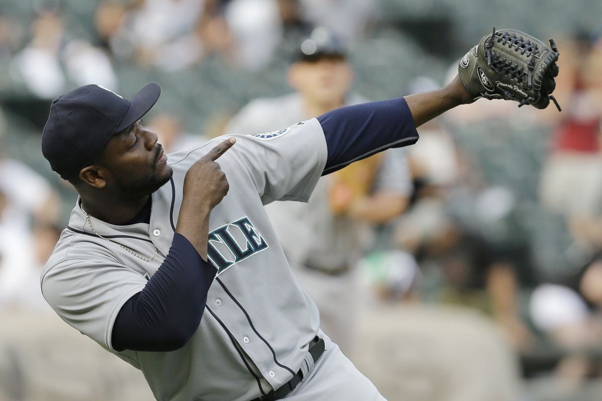 Fernando Rodney is a lock for the Mariners’ bullpen in 2015, but the question of who will join him will have to be answered this spring. (Associated Press)