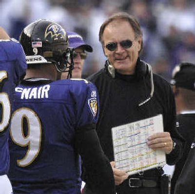 
Ravens coach Brian Billick has many reasons to smile this year. 
 (Associated Press / The Spokesman-Review)