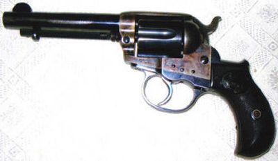
Model 1877 Colt .38 caliber Lightning revolver.
 (The Spokesman-Review)