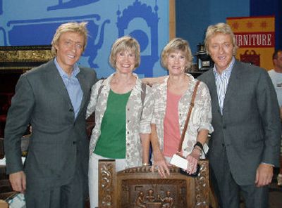 
From left, Leslie Keno, Judy Cochran, Janet Boehme and Leigh Keno at the Antiques Roadshow.Courtesy of Janet Boehme
 (Courtesy of Janet Boehme / The Spokesman-Review)