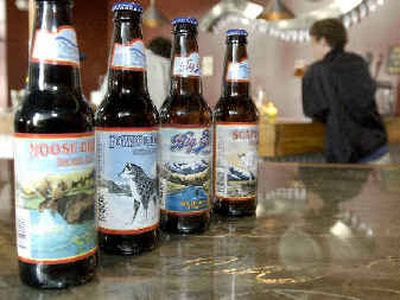 
Bottles of Big Sky Brewing products include Moose Drool Brown Ale and Powder Hound. 
 (Associated Press / The Spokesman-Review)