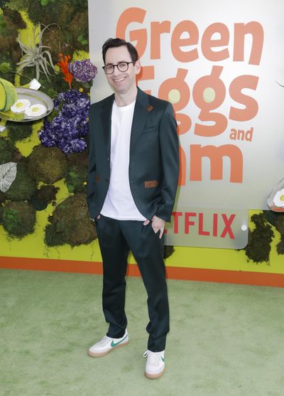 Jared Stern attends the premiere of Netflix’s “Green Eggs And Ham” at Hollywood American Legion on Nov. 3. (Tibrina Hobson / Getty Images)