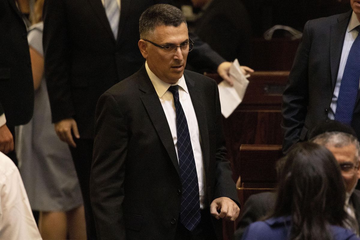 In this Oct. 3, 2019 photo, Israeli politician Gideon Saar attends the swearing-in of the new Israeli parliament in Jerusalem. On Monday, Dec. 16, 2019, Saar officially launched his bid to unseat Prime Minister Benjamin Natanyahu as head of ruling Likud party. (Ariel Schalit / AP)