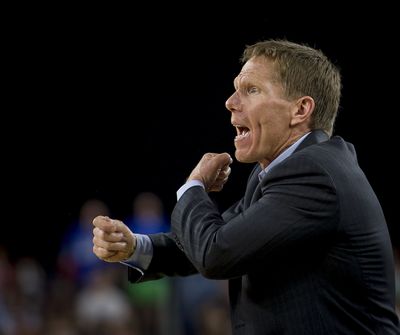 Gonzaga coach Mark Few: “We have a lot of good players coming back.” (Colin Mulvany)