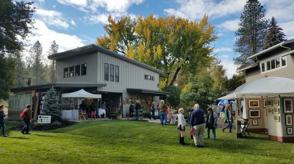 Gina Freuen’s studio as seen as part of the Little Spokane River Artist Studio Tour.  (Courtesy)