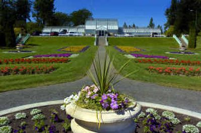 The Gaiser Conservatory and the Duncan Gardens in Manito Park are at their finest through the summer.
(file/the spokesman-review / The Spokesman-Review)