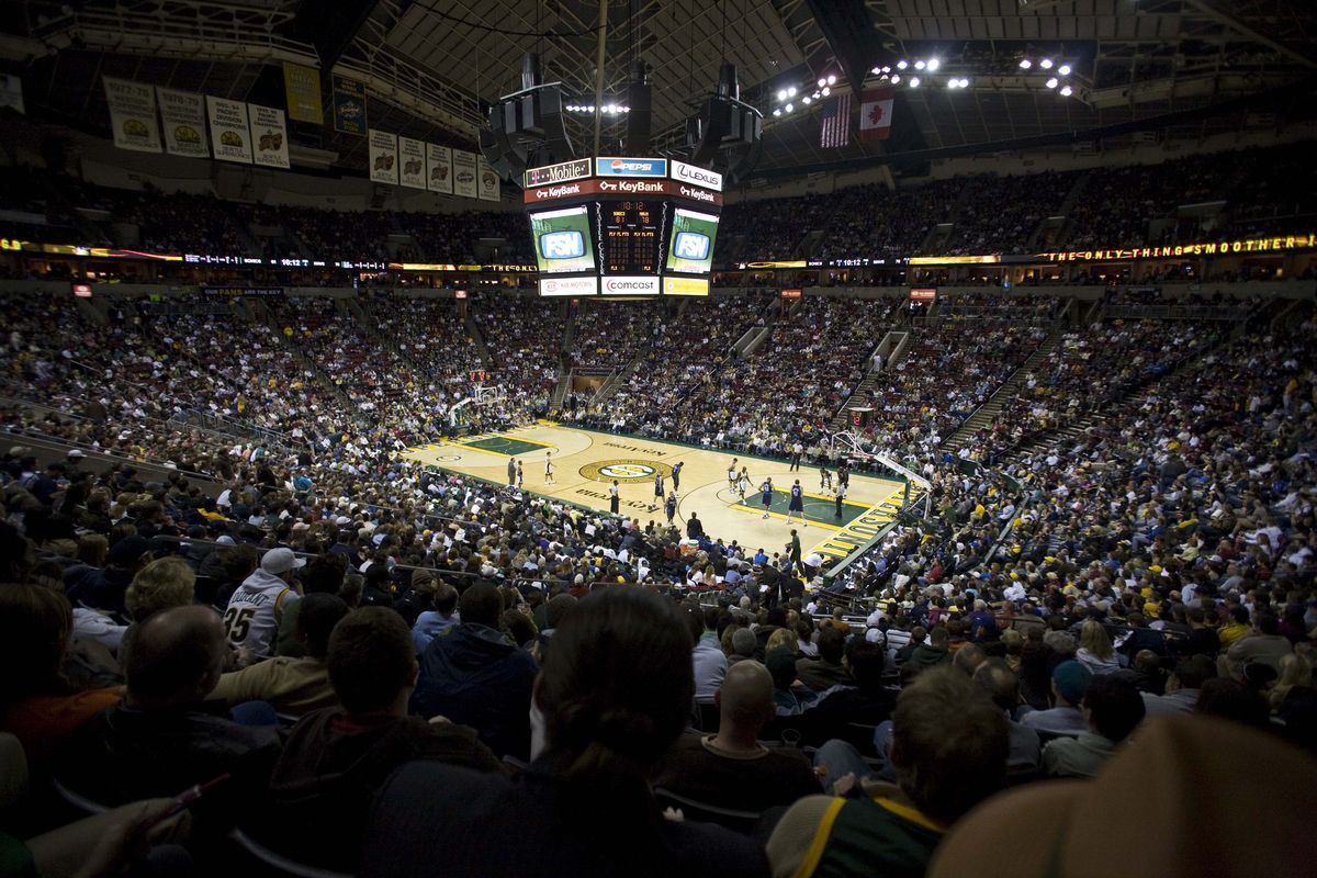 The Storm of the WNBA would face additional competition for fans at KeyArena if a new arena is built in Seattle. (Associated Press)