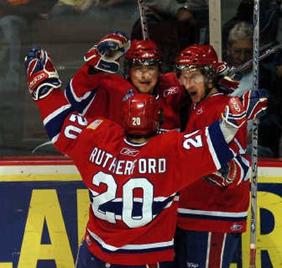 David Rutherford has made the most of his trade from the Vancouver Giants to Spokane, helping the Chiefs to the Memorial Cup. Vancouver Sun
 (Vancouver Sun / The Spokesman-Review)