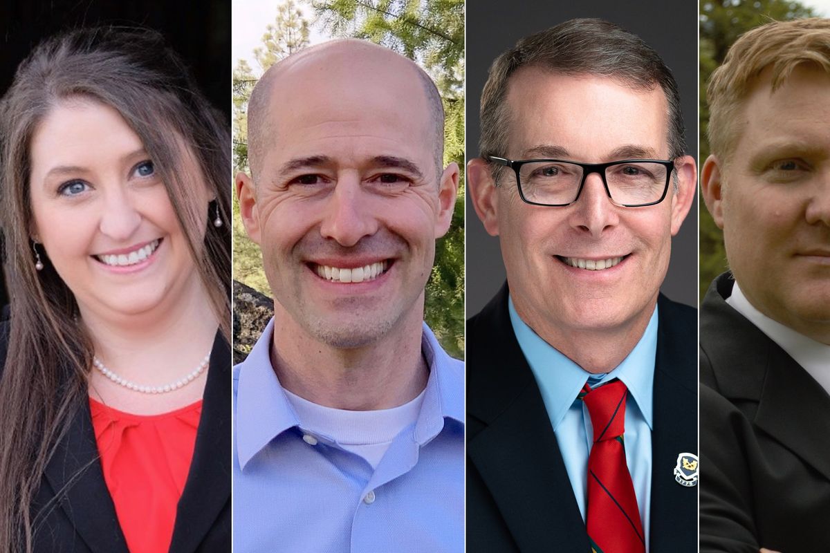 Erika George, Geoff Kristianson, Ken Tyndal and Nick Force are candidates for Stevens County prosecutor. 