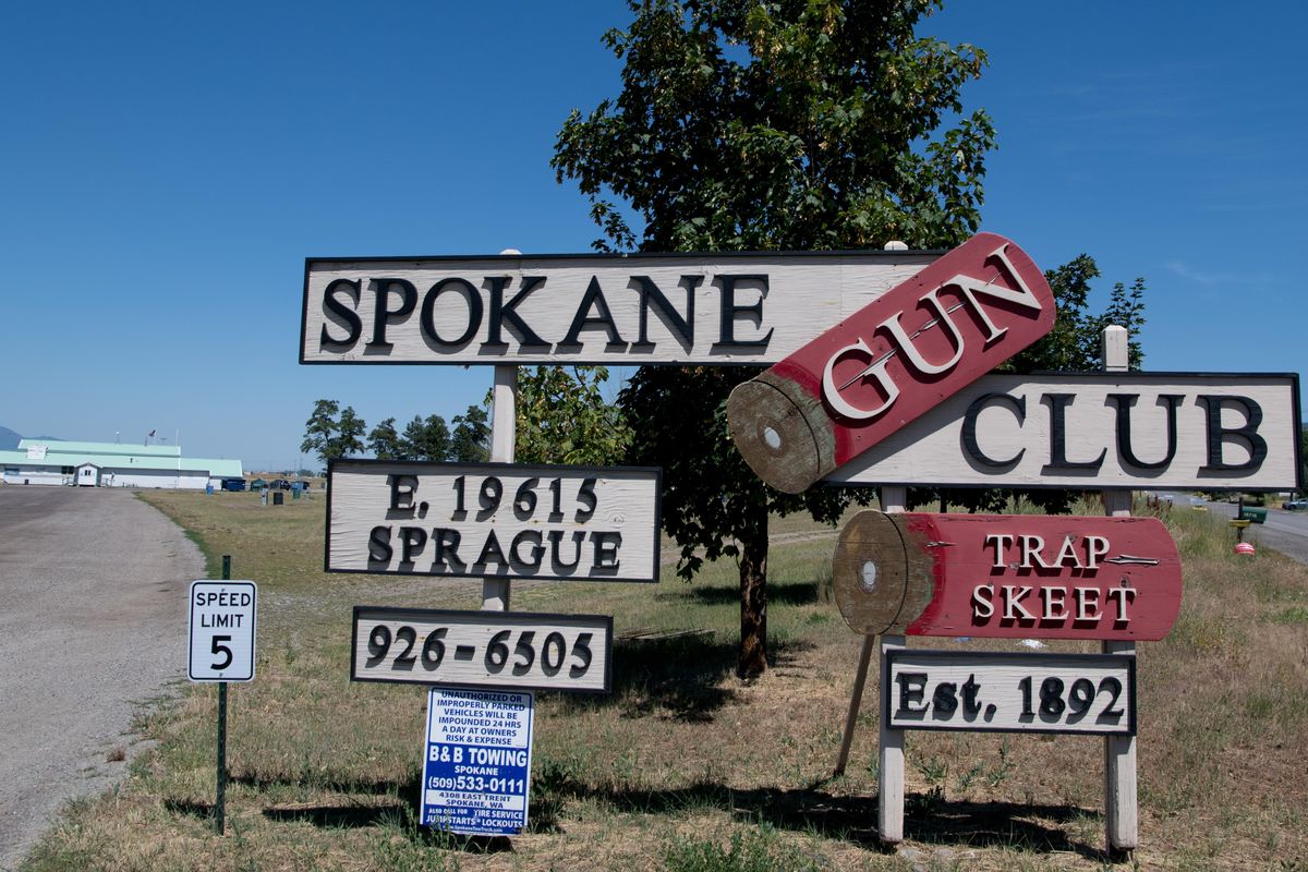 The Spokane Gun Club is seen on Friday, July 13, 2018, in Greenacres, Wash. (Tyler Tjomsland / The Spokesman-Review)