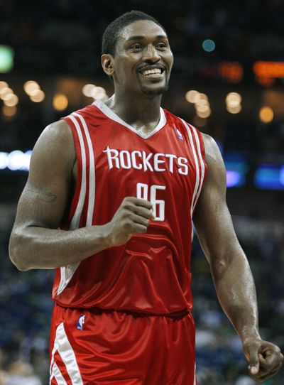 Ron Artest will be wearing a Lakers jersey next season.  (Associated Press / The Spokesman-Review)