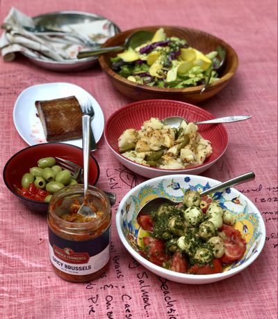 There's nothing better than a salad supper after a summer hike. (Leslie Kelly)