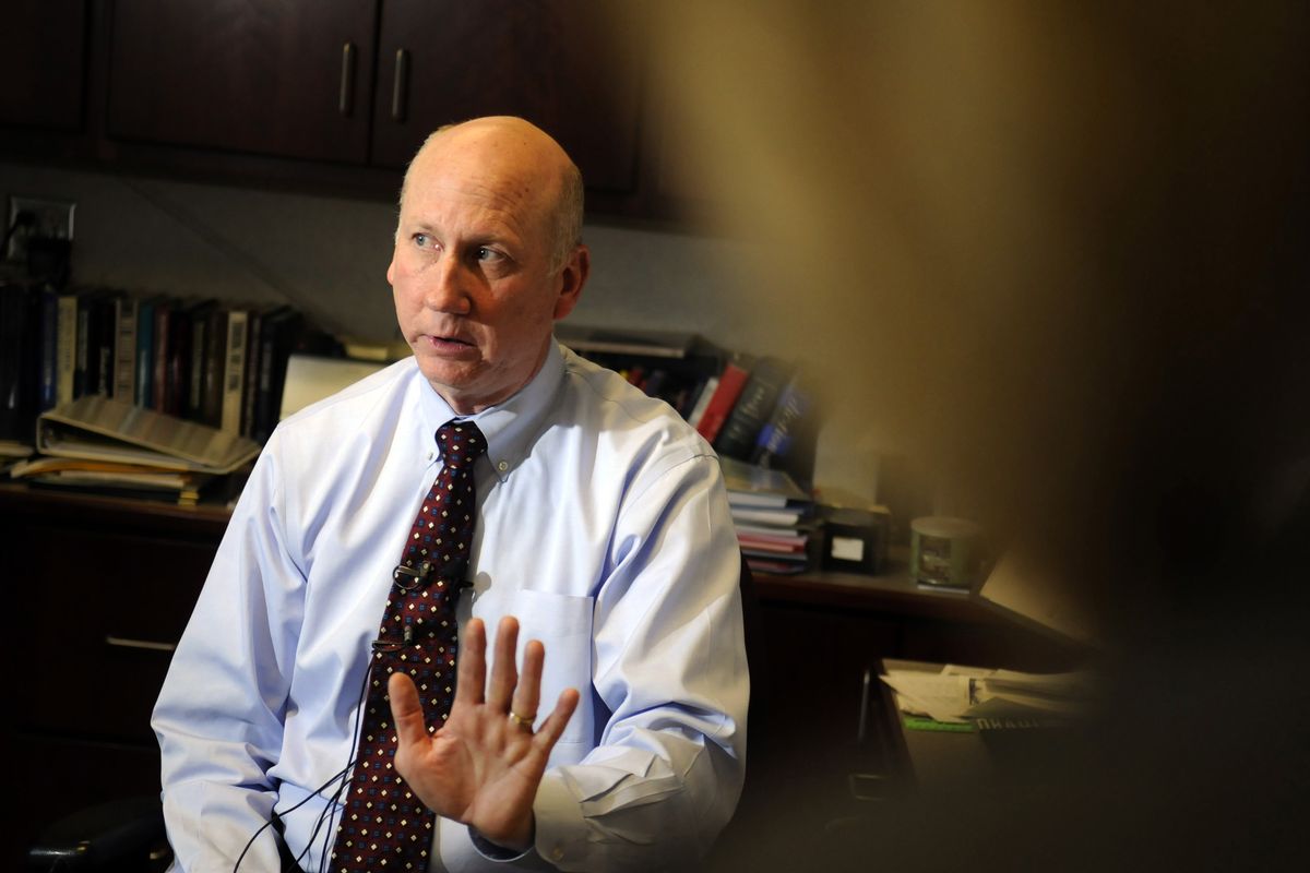 bartr@spokesman.com “There was no defense here,”  University High School Principal Daryl Hart said about the racial and offensive comments printed in the student newspaper, The Mercury, last week. “This is a teachable moment.” (J. BART RAYNIAK)