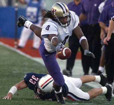 
 Isaiah Stanback is a candidate to start at quarterback for the Huskies under new coach Tyrone Willingham. 
 (Associated Press / The Spokesman-Review)