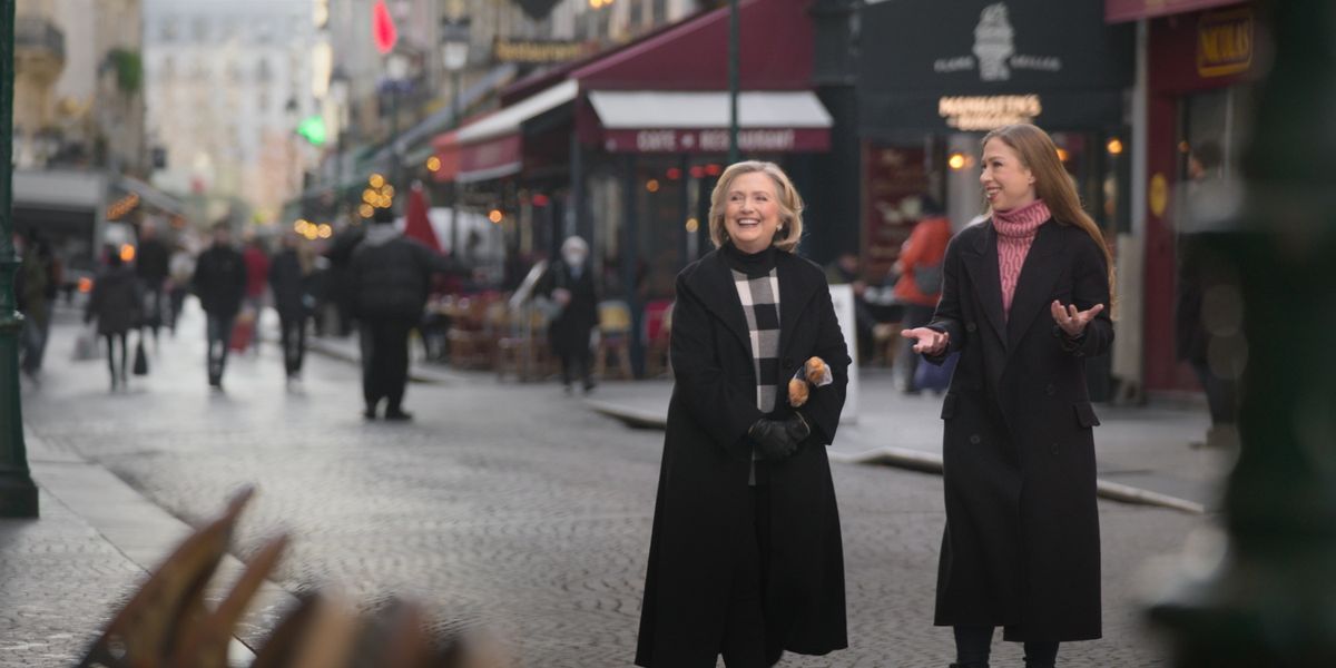 Hillary Clinton and Chelsea Clinton in "Gutsy."   ( Apple TV+)