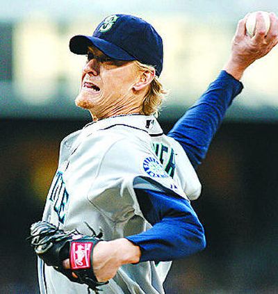 
Jeff Weaver returned to Seattle's rotation from the DL. 
 (Associated Press / The Spokesman-Review)