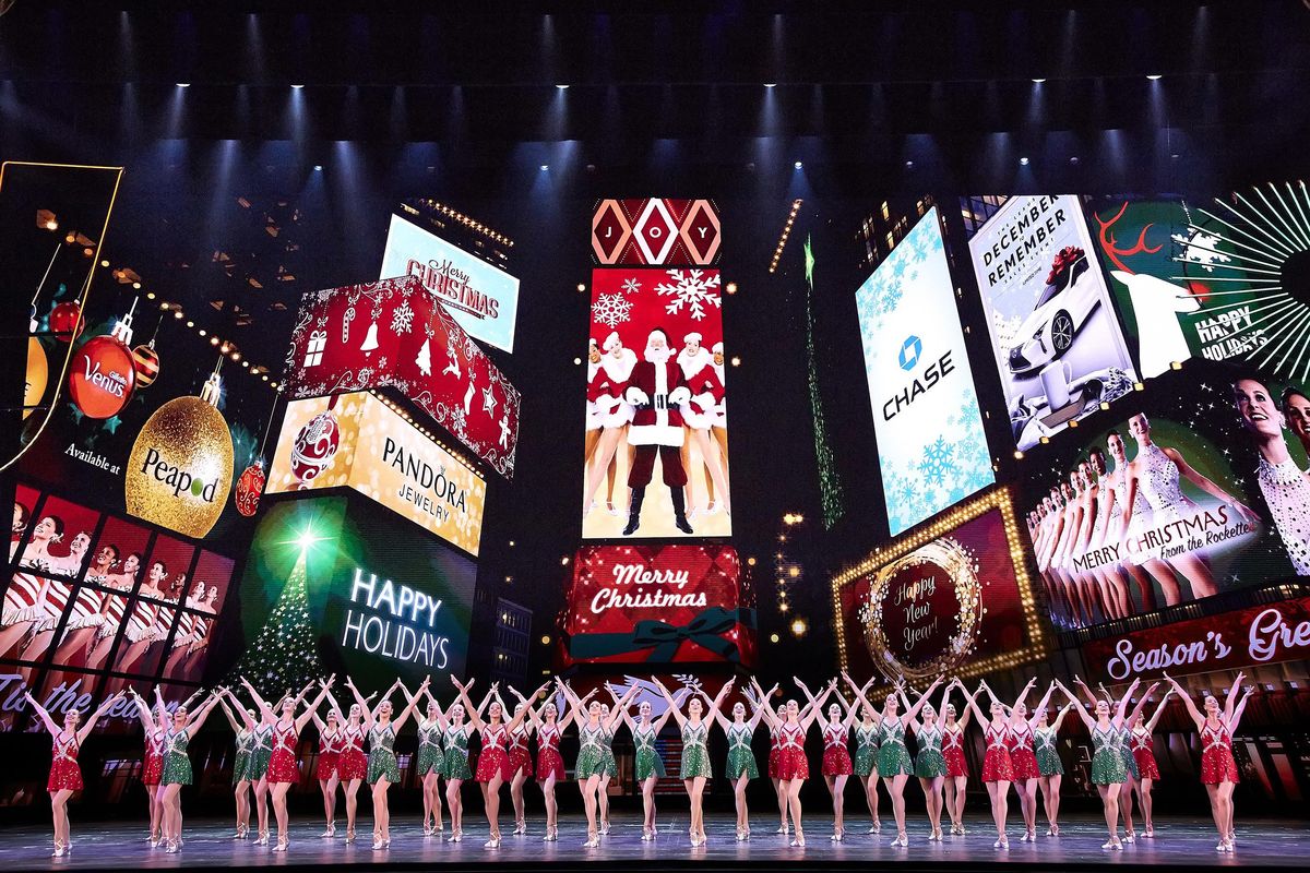 This Nov. 7, 2017, photo released by Madison Square Garden shows the dress rehearsal for the “Radio City Christmas Spectacular,” currently performing through Jan. 1 at Radio City Music Hall in New York. (Carl Scheffel / Carl Scheffel/MSG via Associated Press)