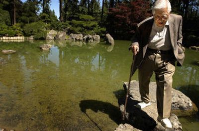 
Ed Tsutakawa was instrumental in creating Manito Park's Japanese Garden and is a leader of Spokane's Japanese-American community. 
 (Jed Conklin / The Spokesman-Review)