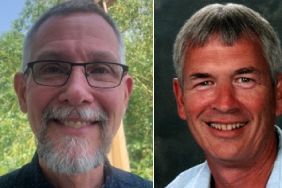 Mark Hudson, left, faces incumbent Ron Cooper in the November election for Medical Lake Board District 4.  (Courtesy)