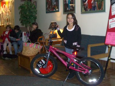 North Hill Masonic Lodge launches Bikes for Books program for three local elementary schools. Ashley Sullivan-Garcia, 9, received a bike.Photo courtesy of Garfield Elementary (Photo courtesy of Garfield Elementary / The Spokesman-Review)