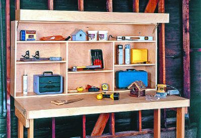 
The foldable workbench is as easy to use as it is to build. The plan costs $16.95. 
 (The Spokesman-Review)