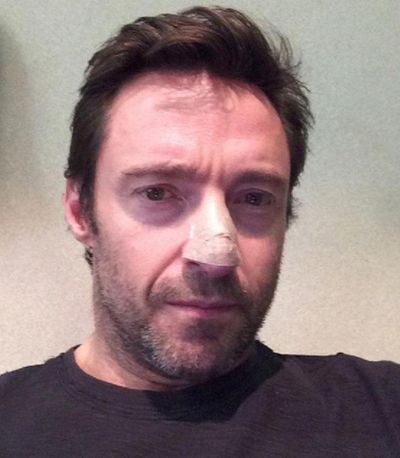 This undated but recent selfie posted on Instagram by Hugh Jackman shows 