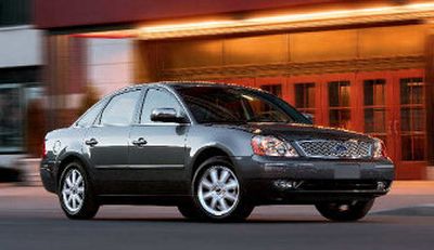 
The Five Hundred handles well in all areas for a large car. 
 (Ford / The Spokesman-Review)