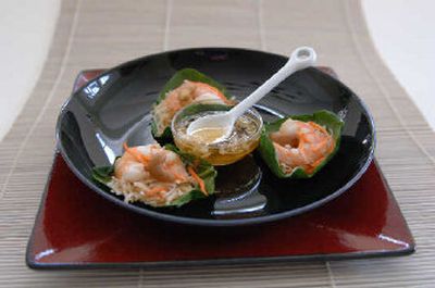 
This Thai Shrimp Coconut Wrap is perfect for summer entertaining. 
 (Photo courtesy of The Recipe Doctor / The Spokesman-Review)
