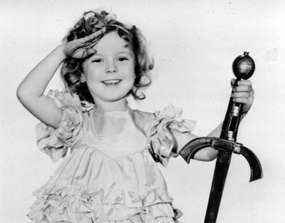 Shirley Temple in 1933, in her role as “Little Miss Marker.” (AP)