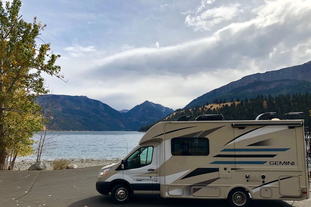 John and Leslie purchased the 2017 Thor Gemini at Camping World from Liberty Lake. (Leslie Kelly)