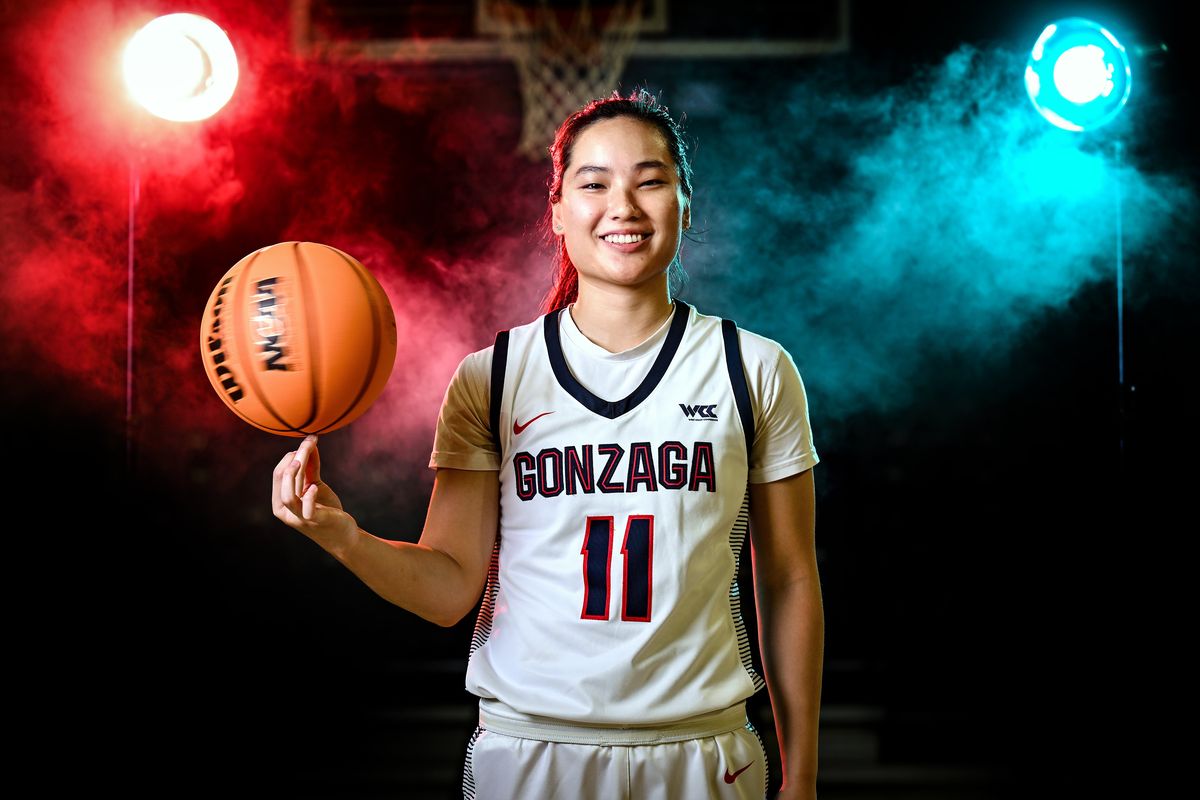 Guard Kayleigh Truong is the lone returning starter for Gonzaga. A year ago, she averaged 11.2 points and dished out 303 assists for the Bulldogs.  (Colin Mulvany/The Spokesman-Review)