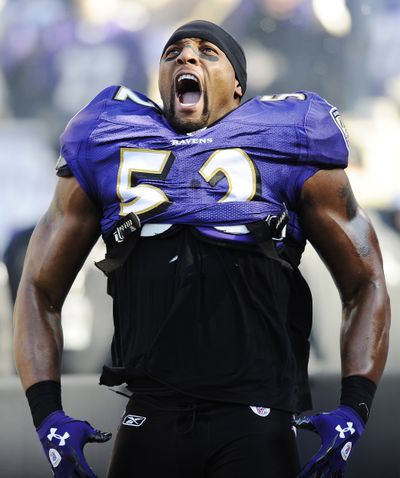 Ray Lewis and Baltimore Ravens have plenty to shout about. (Associated Press)