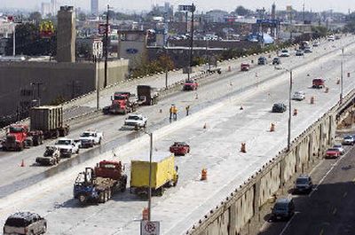 
Phase 1 of Interstate 90 repairs in downtown Spokane is nearly complete. All lanes, exits and on-ramps are to reopen this week. 
 (Colin Mulvany / The Spokesman-Review)