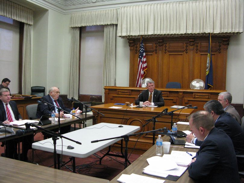 Idaho's state Land Board, chaired by Gov. Butch Otter, meets on Tuesday morning (Betsy Russell)