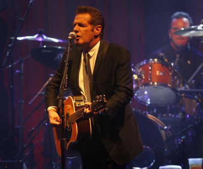 In this  2010 file photo, Glenn Frey of the Eagles performs at Muhammad Ali's Celebrity Fight Night XVI in Phoenix.  Frey died  Jan. 18, 2016, in New York after battling multiple ailments. He was 67. (Ralph Freso / Associated Press)